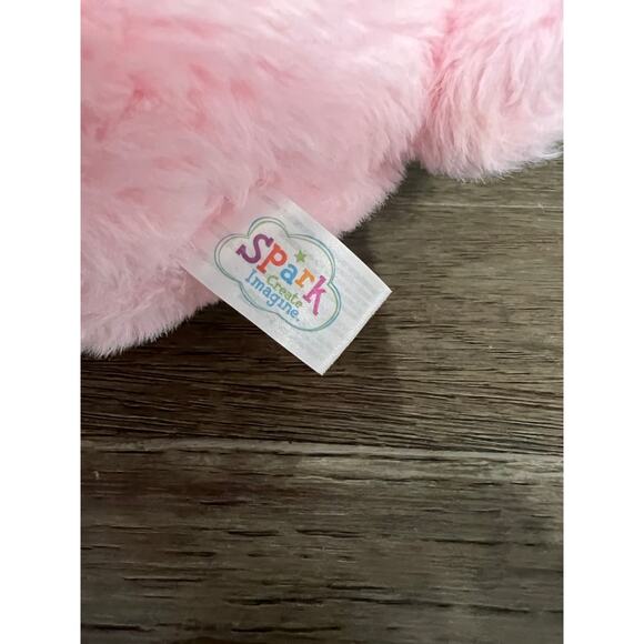Spark Create Imagine Pink Bunny with Floral Ears Plush - Picture 3 of 5